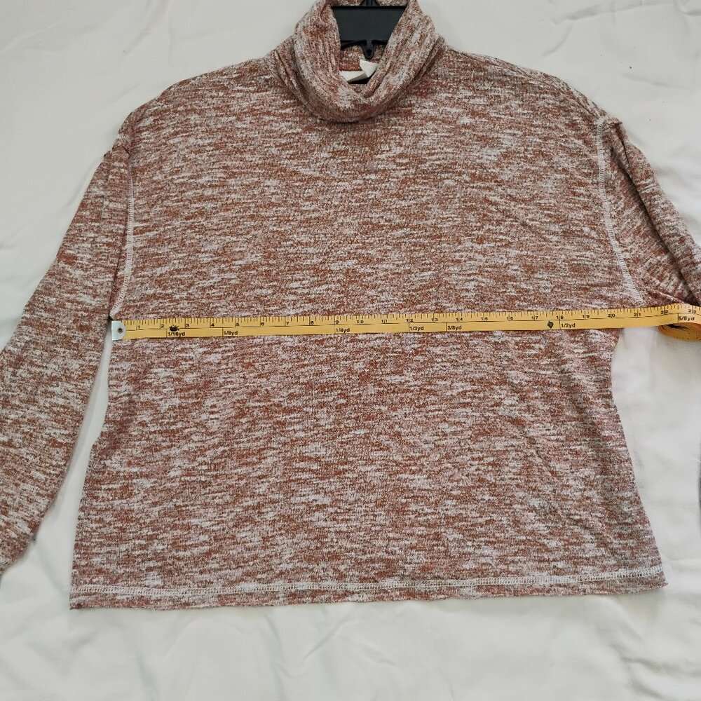 Universal Thread Rust Marled Turtleneck Sweater |… - image 4
